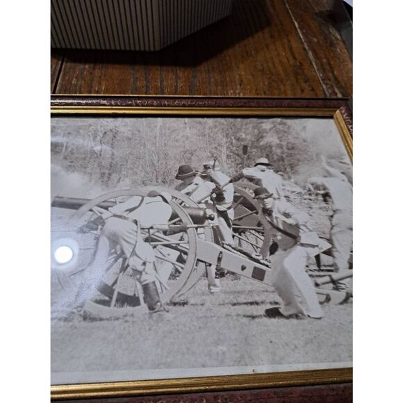 Vintage Black White Civil War Reenactment 8x10 Photo Picture Photograph - Picture 6 of 7